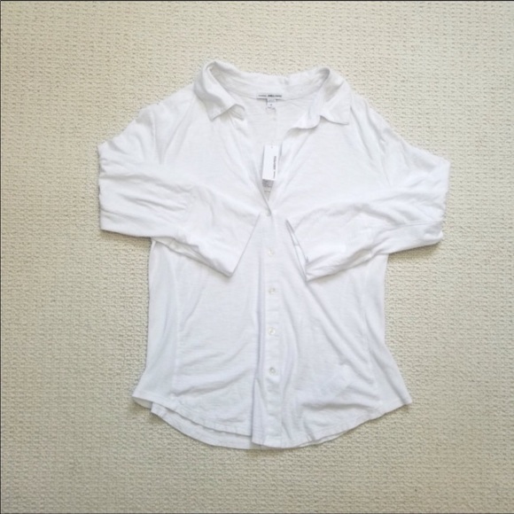 James Perse Tops - Standard James Perse Sheer Slub knit top sz 4 nwt